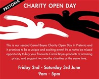 Carrol Boyes Pretoria Charity Open Day Sale 2017