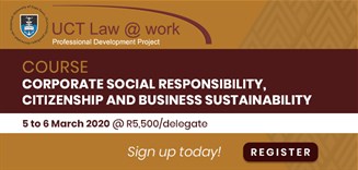 Corporate Social Responsibility, Citizenship and Business Sustainability