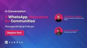 A WhatsApp Alternative for Communities