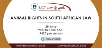 Animal rights in South African law - Zoom webinar