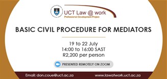 Basic civil procedure for mediators - Presented remotely on Zoom