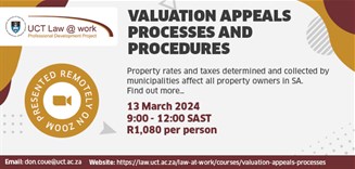 Valuation appeals processes and procedures