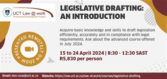 Legislative Drafting: An Introduction