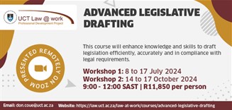 Advanced legislative drafting