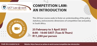 Competition law: An introduction
