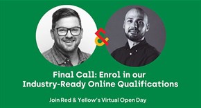 Enrol in Red & Yellow's industry-ready online qualifications