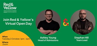 Red & Yellow Online Education Virtual Open Day