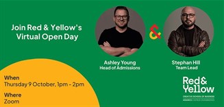 Red & Yellow Virtual open Day