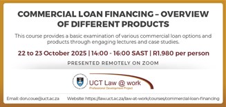 Commercial loan financing - overview of different products