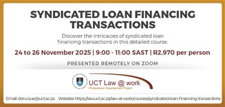 Syndicated loan financing transactions