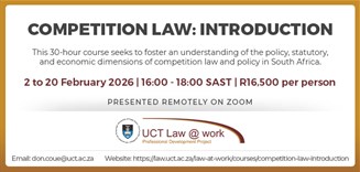 Competition law: introduction