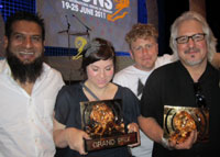 Abdulla Miya (Net#work BBDO MD), Jenny Glover (creative director), Brent Singer (creative director) and Rob McLennan (executive creative director)